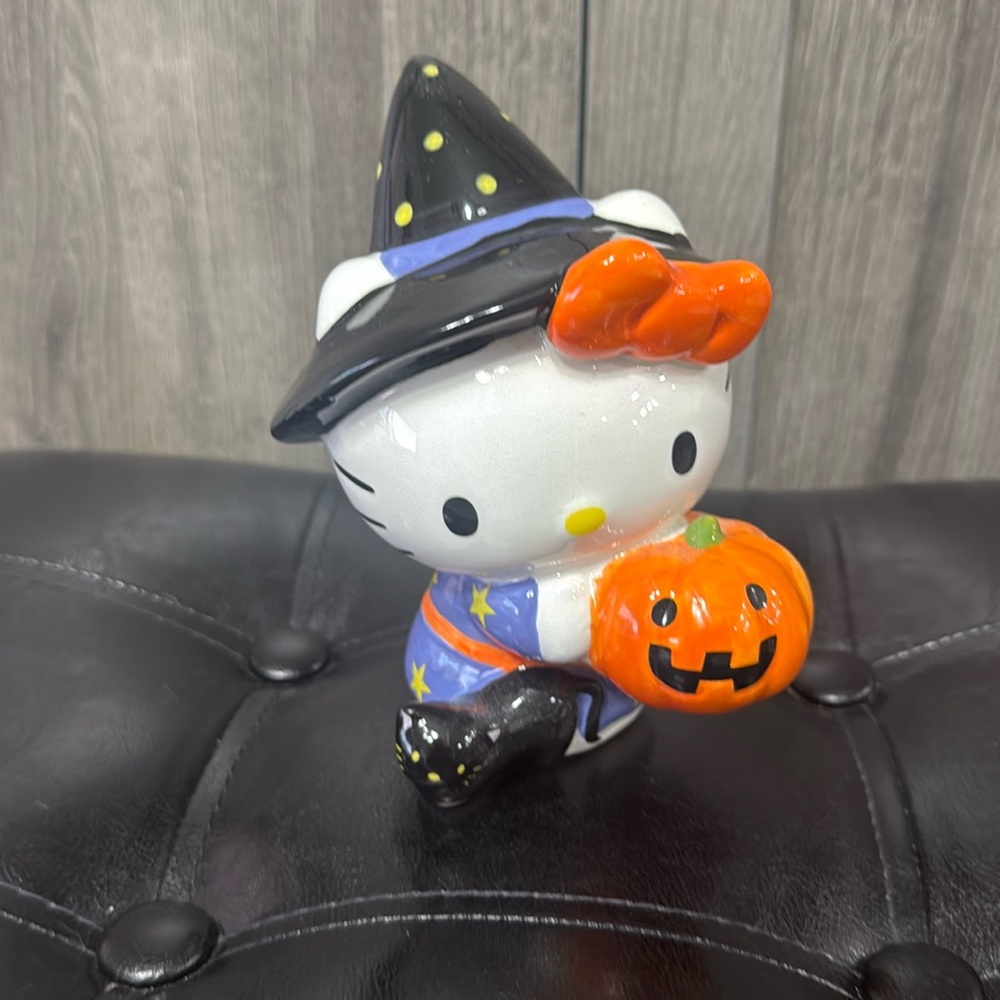 Blue Sky Clayworks Hello Kitty In Halloween Witch Costume By Heather Goldminc